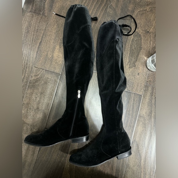 Marc Fisher Velvet Boots - Picture 1 of 4